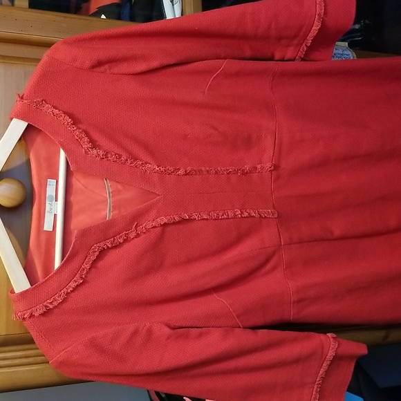 Boden Mandarin Orange/Red Dress - Picture 6 of 6